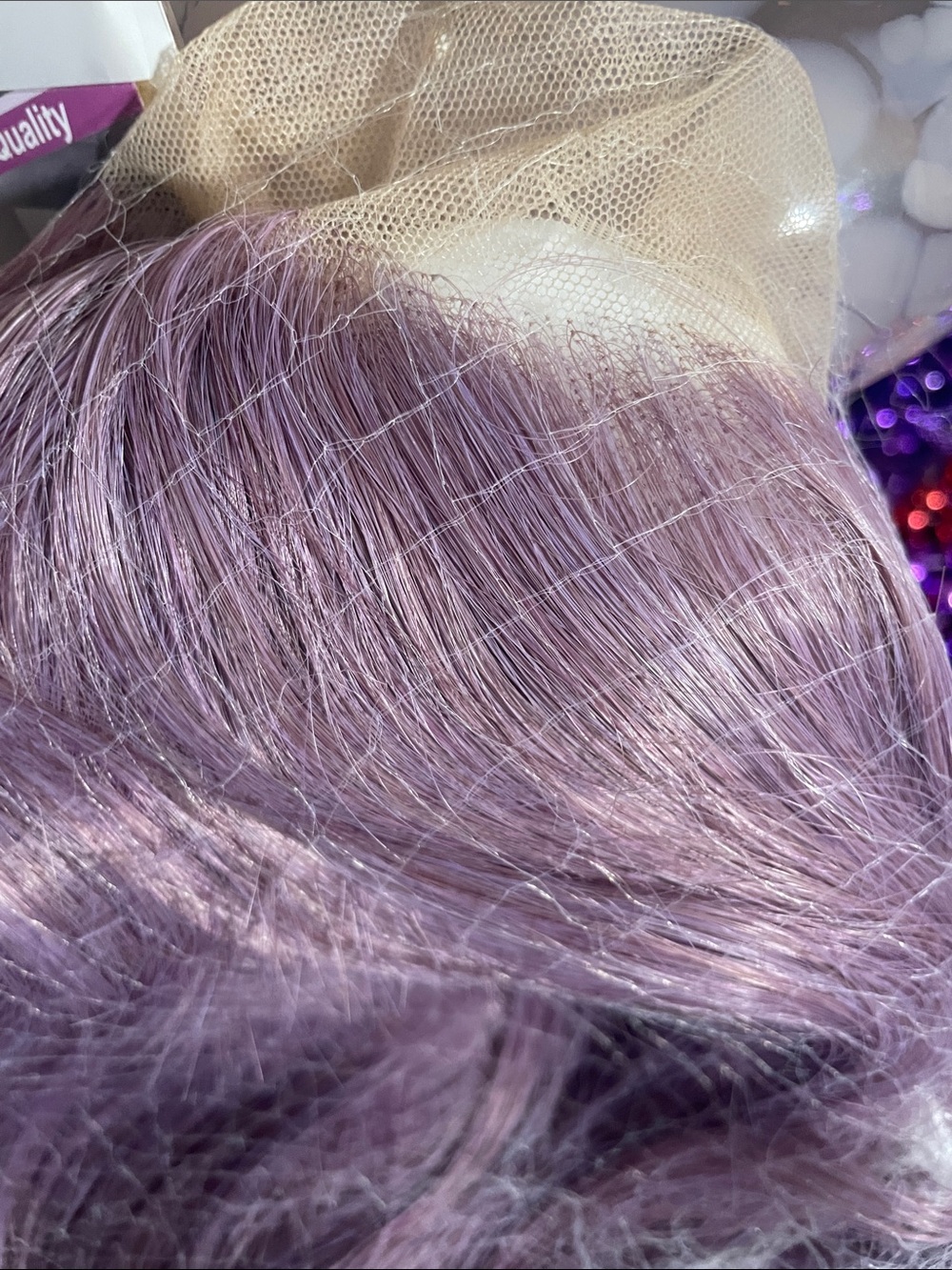 13x4 Premium Ash Lavender Lace Front Wig - Picture 2 of 16